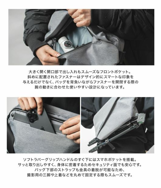 ニード ボディバッグ メンズ レディース R0 PLUS PRO NIID