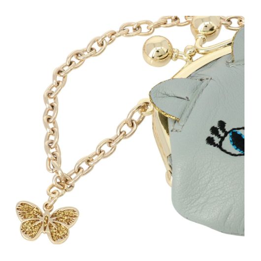 【未使用】ANNA SUI TITI コインケース バッグチャーム　ブラック 未使用】ANNA SUI TITI コインケース バッグチャーム ブラック