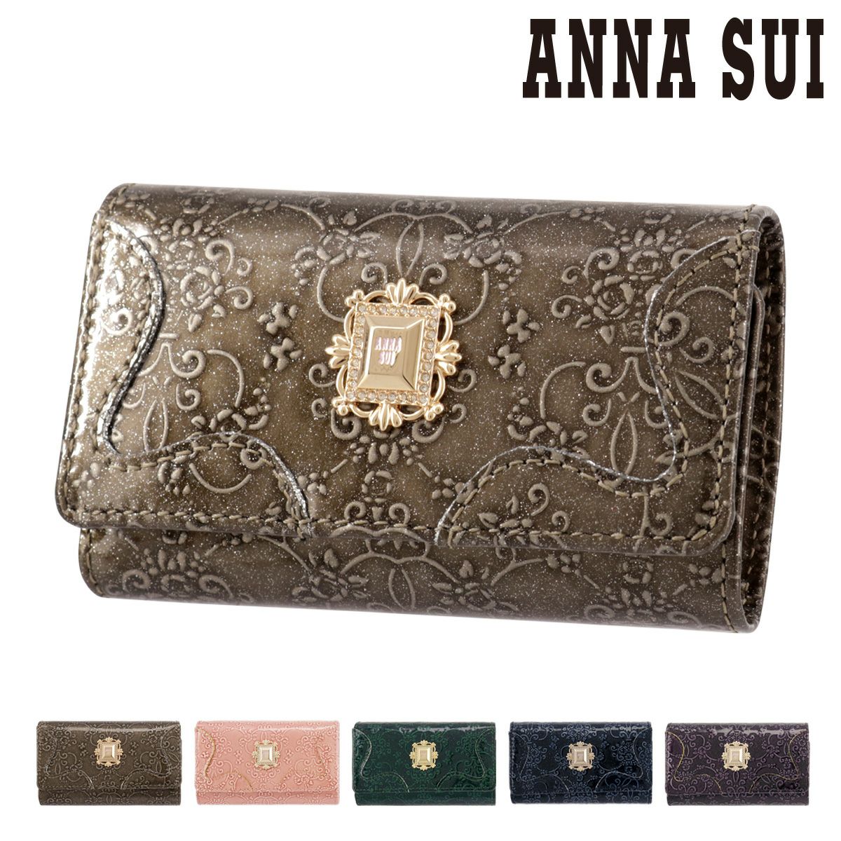 ANNA SUI アナスイ こけし 膨らみ 印鑑ケース