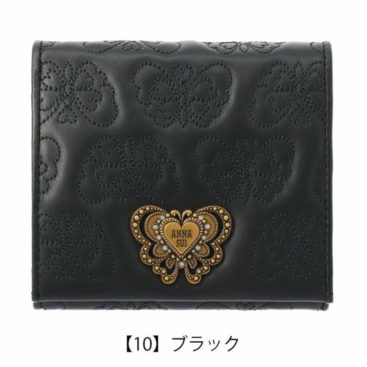 ANNA SUI バーガンディ 二つ折り財布 - メルカリ