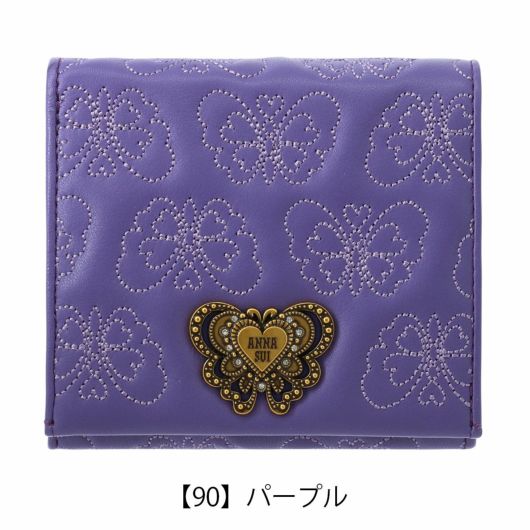 アナスイ 二つ折り財布 本革 レディース チェイス 317103