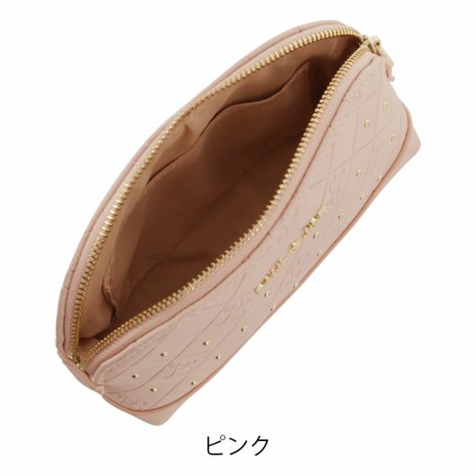 ポールアンドジョーアクセソワ ポーチ エンボス PJA-P1076
