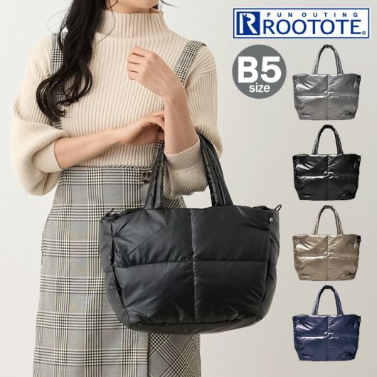 ルートート トートバッグ 1338 <br>ROOTOTE 軽量 ダウン 羽毛 FE デリ カロ-B