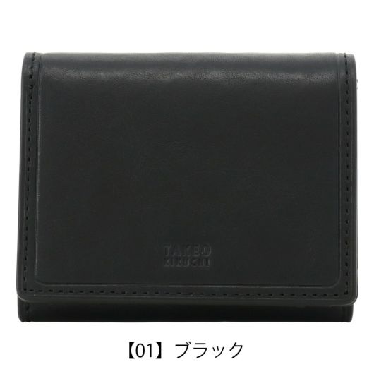 タケオキクチ 三つ折り財布 本革 メンズ コルティ 742624 TAKEO