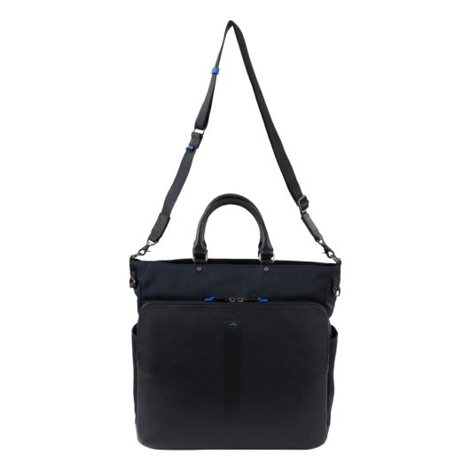 極美品✨️ランバンオンブルー　ビジネスバッグ　レザー　ナイロン ブラック　2way LANVIN en Bleu ランバンオンブルー Rate レイト ビジネスバッグ