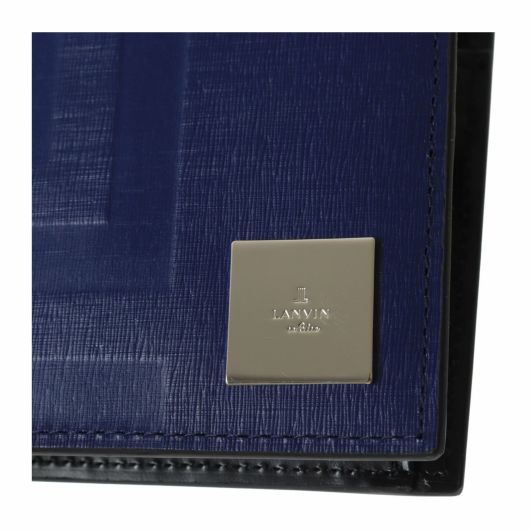 ランバンオンブルー 二つ折り財布 本革 メンズ 521624 フィズ LANVIN