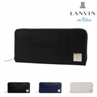 ランバンオンブルー 長財布 本革 ラウンドファスナー メンズ 521626