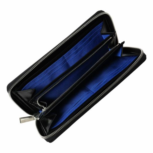 ランバンオンブルー 長財布 本革 ラウンドファスナー メンズ 521626