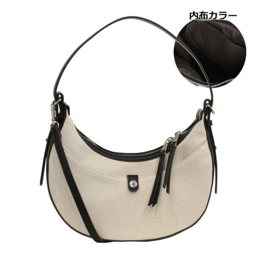 ベージュ×ブラック