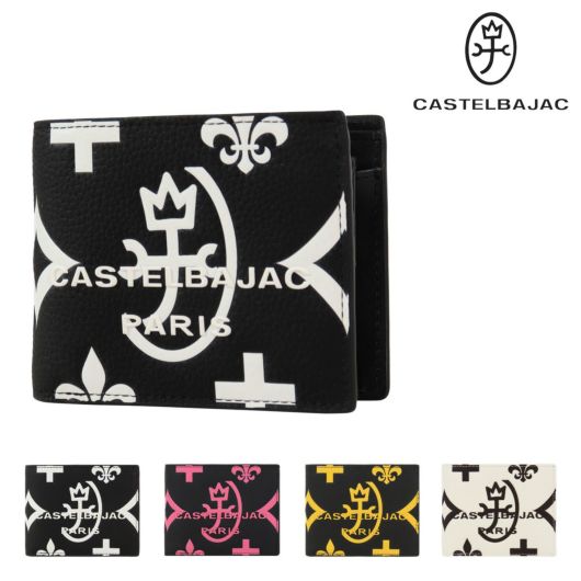 カステルバジャック 二つ折り財布 財布 二つ折り 折り財布 ミニ財布 札入れ 小銭入れ付き メンズ レディース <br>068631 クレア CASTELBAJAC カジュアル 男女兼用 牛革 本革 レザー