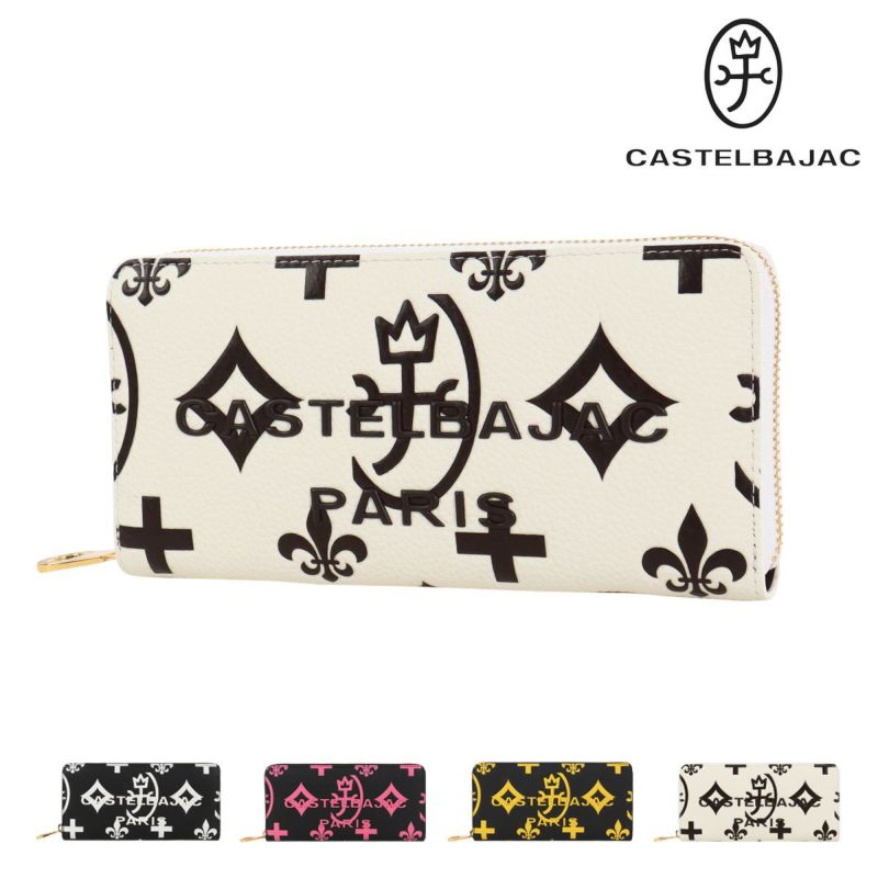 カステルバジャック ラウンドファスナー長財布 財布 長財布 ラウンド