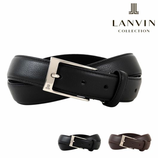 ランバン コレクション ベルト メンズ ピンタイプ <br>JLMB4310 LANVIN COLLECTION 牛革 本革 レザー オフィス 通勤 通学