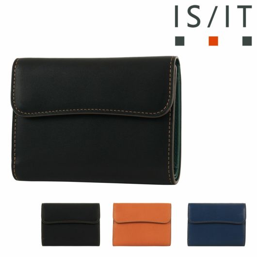 イズイット 三つ折り財布 野球 財布 三つ折り ミドルウォレット ミドル