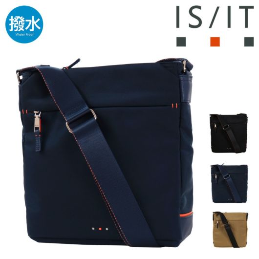 イズイット ショルダーバッグ 縦型 撥水 防汚 メンズ <br>952102 オックス IS/IT ISIT カジュアル