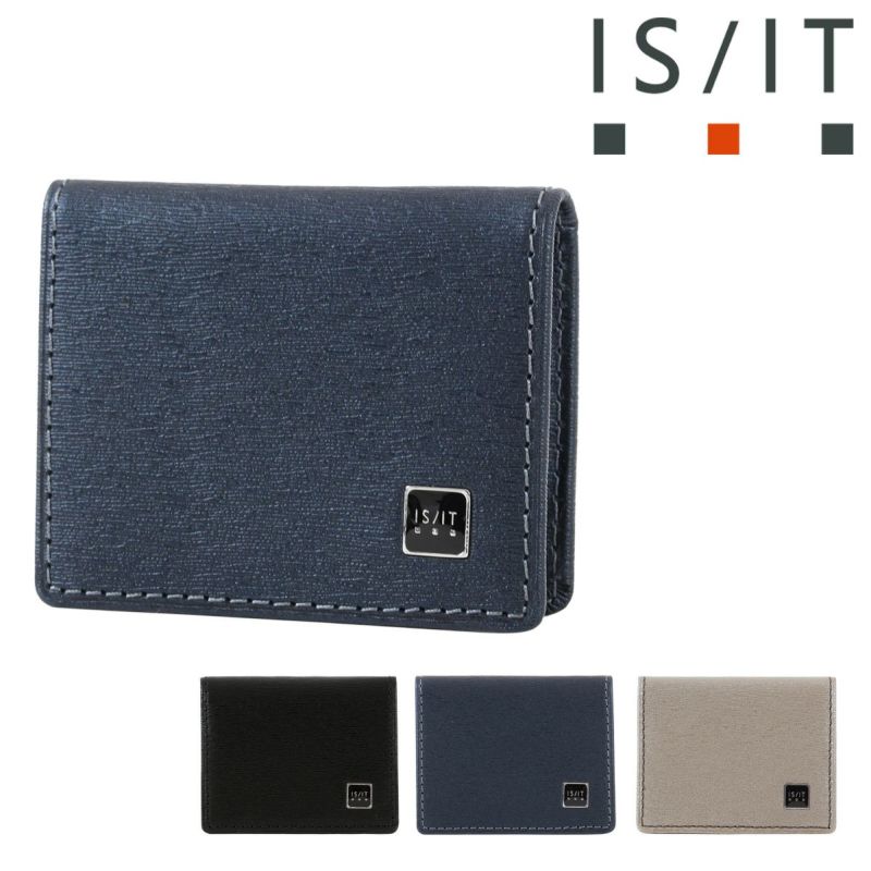 IS/IT イズイット ポリマー ミニ財布 小銭入れ ケース メンズ レディース 本革 牛革 ボックス型 989602 IS/IT イズイット ポリマー ミニ財布 小銭入れ コインケース メンズ