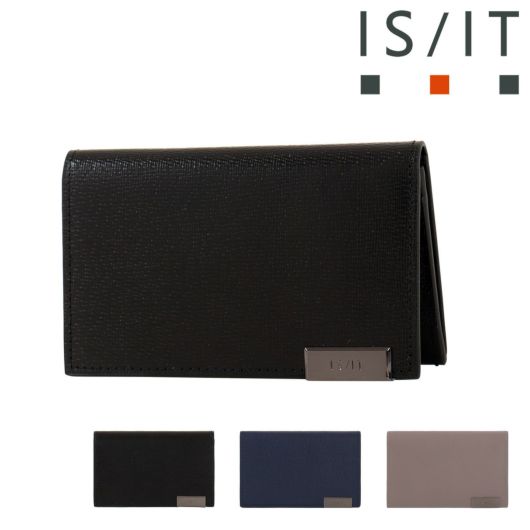 イズイット 名刺入れ カードケース ささマチ カード入れ ビジネス 会社 メンズ <br>990601 パーカー ISIT IS/IT フォーマル カジュアル 牛革 本革 レザー