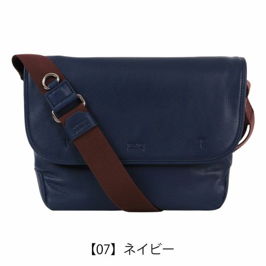 タケオキクチ ショルダーバッグ フラップ式 横型 お出掛け メンズ