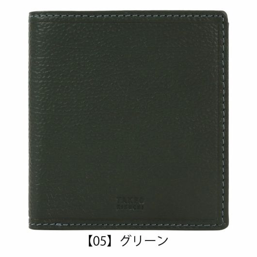 タケオキクチ 二つ折り財布 財布 二つ折り ミニ財布 純札 小銭入れなし