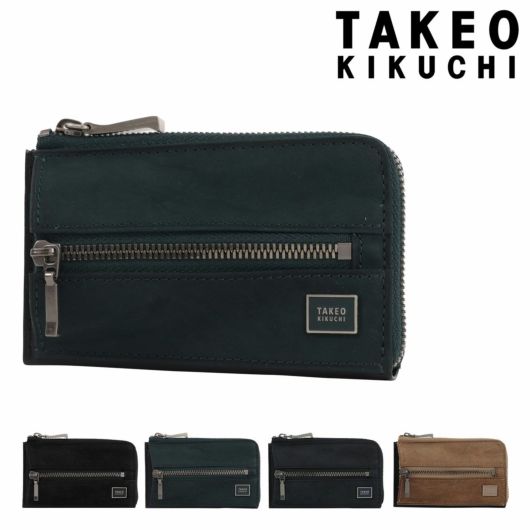 タケオキクチ キーケース タロン 741602 メンズ <br>TAKEO KIKUCHI マルチケース カードケース 牛革 本革 レザー