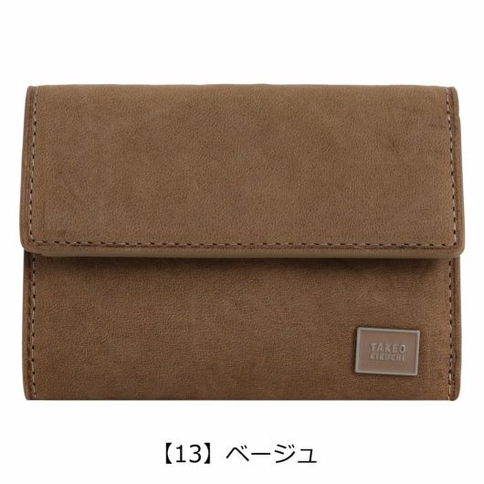 スムース三つ折りコンパクト（財布） | TAKEO KIKUCHI