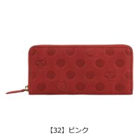 猫 長財布 ラウンドファスナー 本革 レディース 日本製 ジュジュアンド