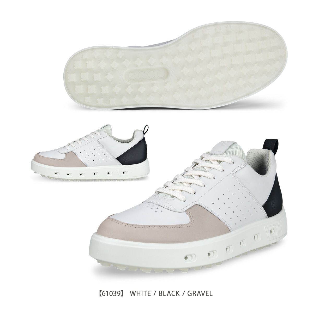 【61039】WHITE/BLACK/GRAVEL
