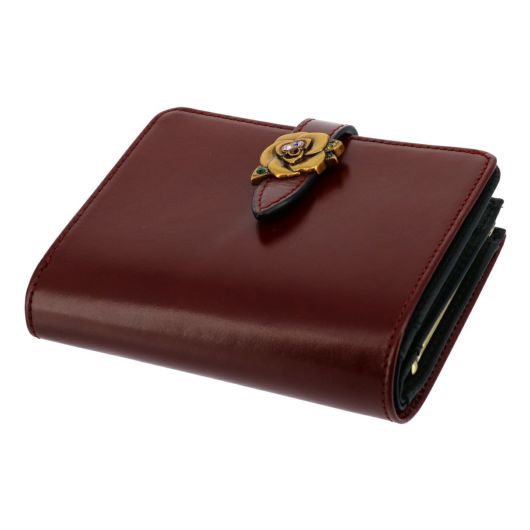 新品 アナスイ 二つ折り財布 コンパクト財布 ミニ財布 ブルボンローズ 薔薇 新品 アナスイ 二つ折り財布 コンパクト財布 ミニ財布 ブルボン