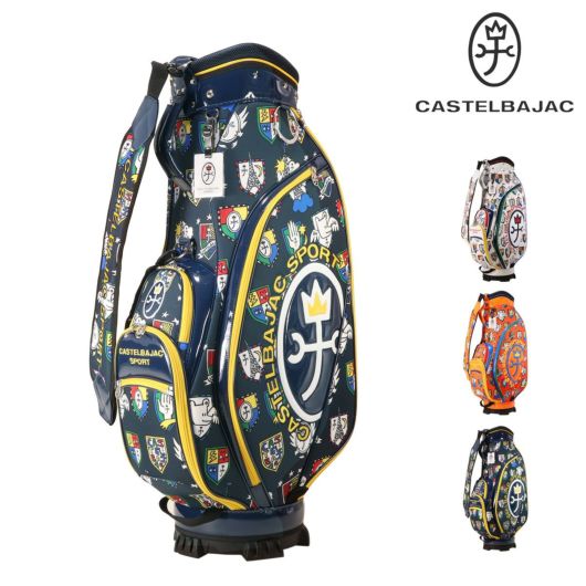 カステルバジャック ゴルフ キャディバッグ カート型 5分割 9型 47インチ メンズ<br>cb-72343-81301 CASTELBAJAC スポーツ