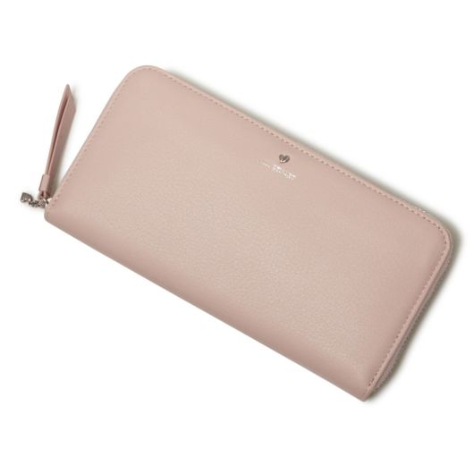 ジルスチュアート 長財布 本革 ラウンドファスナー レディース