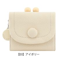 ジルスチュアート 三つ折り財布 がま口 本革 レディース ルナティ
