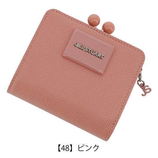 ジルスチュアート 二つ折り財布 がま口 本革 レディース メルティ