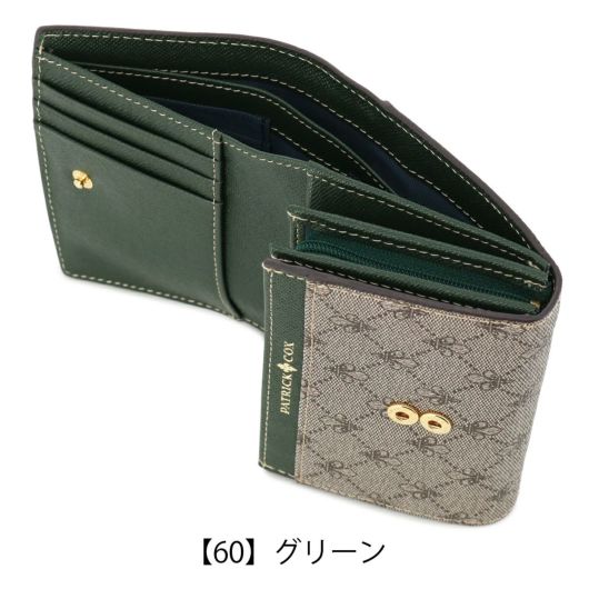 パトリックコックス 財布 二つ折り 本革 レディース PXLW7LS1