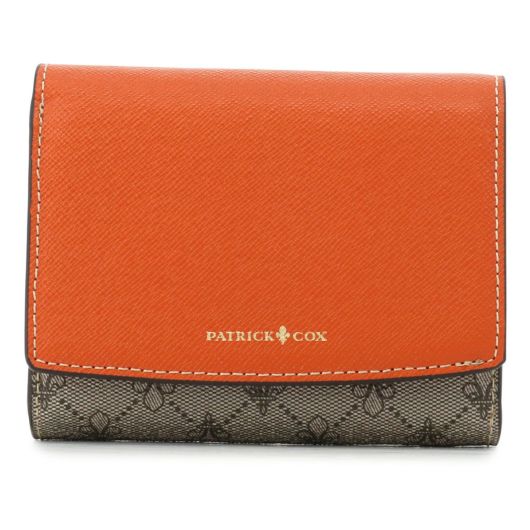 PATRICK COX 二つ折り財布 エンボス加工 牛革 パトリックコックス 財布 二つ折り 本革 レディース PXLW7LS1