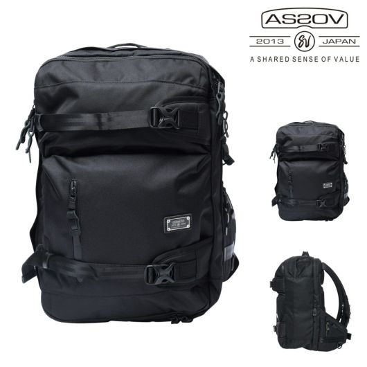 アッソブ リュック 3WAY バックパック コーデュラドビー メンズ レディース <br>061405 AS2OV CORDURA DOBBY 305D 大容量 B4 ハーネス チェストベルト