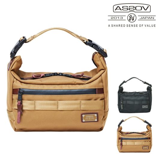アッソブ ショルダーバッグ 2WAY Sサイズ コーデュラドビー メンズ レディース <br>061412 AS2OV CORDURA DOBBY 305D 斜め掛け