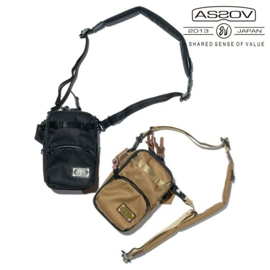 アッソブ ウォレットバッグ ショルダーウォレット コーデュラドビー メンズ レディース <br>062100 AS2OV CORDURA DOBBY 305D ウォレットバッグ 大容量