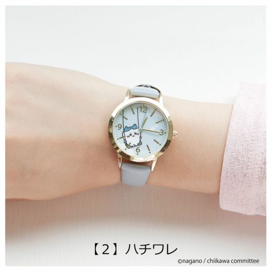 ちいかわ 腕時計 ハチワレ うさぎ CKW002 レザーベルト ちいかわ 腕時計 ハチワレ うさぎ CKW002 レザーベルト