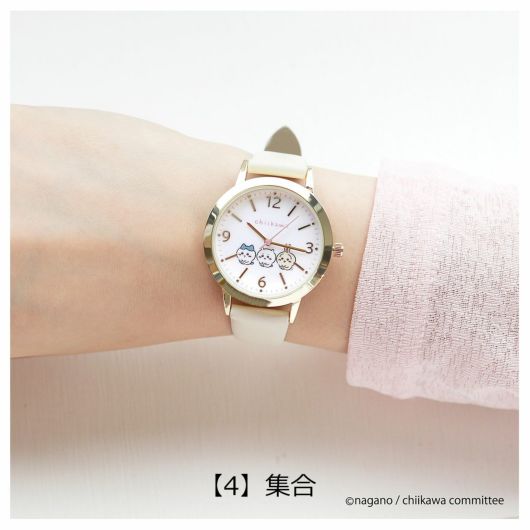 ちいかわ 腕時計 ハチワレ うさぎ CKW002 レザーベルト ちいかわ 腕時計 ハチワレ うさぎ CKW002 レザーベルト