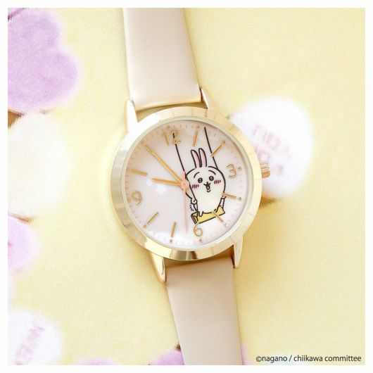 ちいかわ 腕時計 ハチワレ うさぎ CKW002 レザーベルト カジュアル