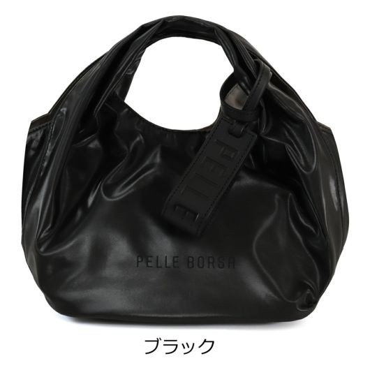 PELLE BORSA 黒　バック ペレボルサ PELLE BORSA トートバッグ （ブラック） -靴