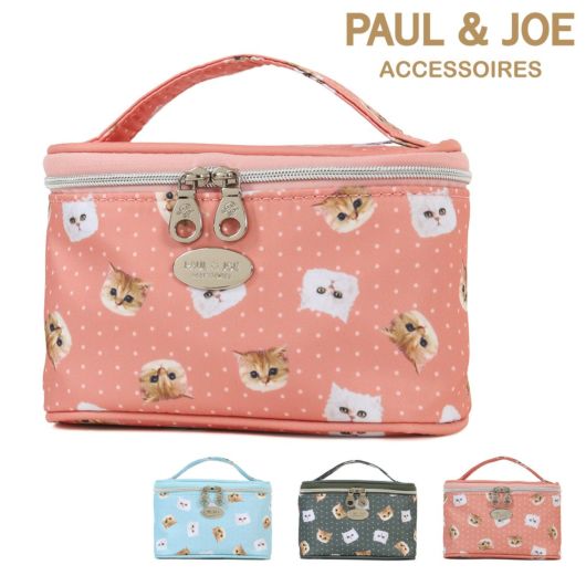 ポールアンドジョーアクセソワ ポーチ バニティバッグ レディース <br>PJA-P1153 ジプシー＆ヌネット総柄 PAUL＆JOE ACCESSOIRES ミニポーチ 化粧ポーチ
