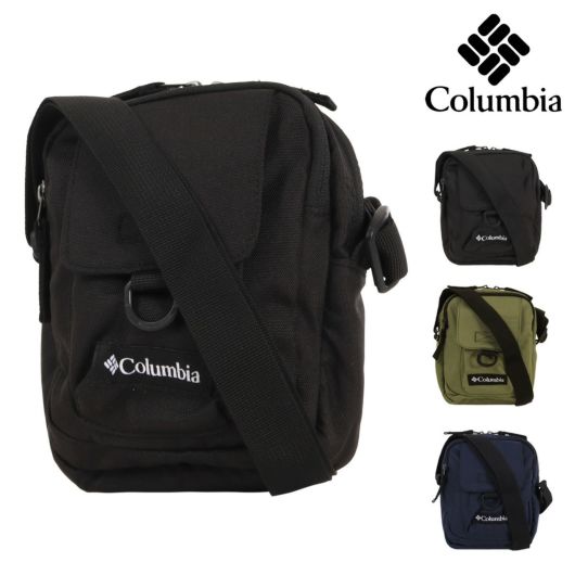 コロンビア フィッシングミニショルダー メンズ レディース<br>pu8766 Columbia 斜め掛け 縦型 ポリエステル 撥水 速乾 オムニシールド 軽量