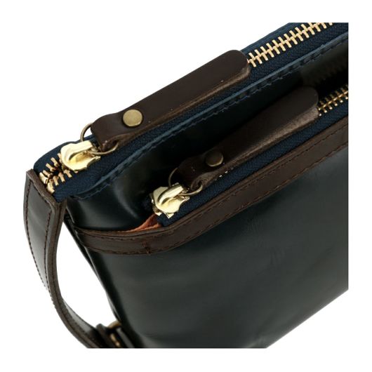 Zeha ショルダーバッグ A5 2WAY 本革 姫路レザー メンズ