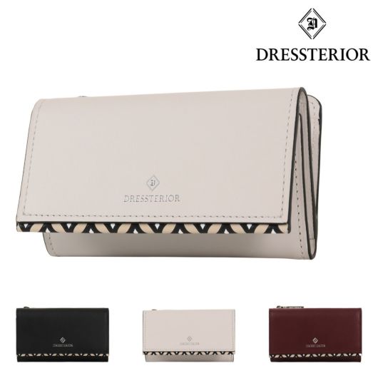 ドレステリア キーケース 小銭入れ コンパクト カジュアル 5連キーリング メンズ レディース <br>866602 チェスキー DRESSTERIOR 牛革 本革 レザー