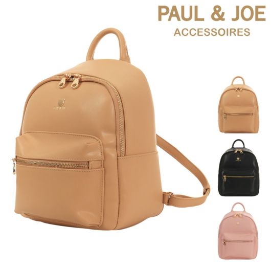 ポールアンドジョーアクセソワ リュック ミニリュック レディース スモールキャットフェイスメタル<br> PJA-B1166 PAUL&JOE ACCESSOIRES | 猫 ねこ