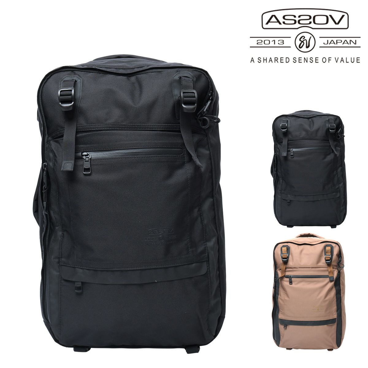 AS2OV (アッソブ) WATER PROOF CORDURA 305D BACK PACK / 防水