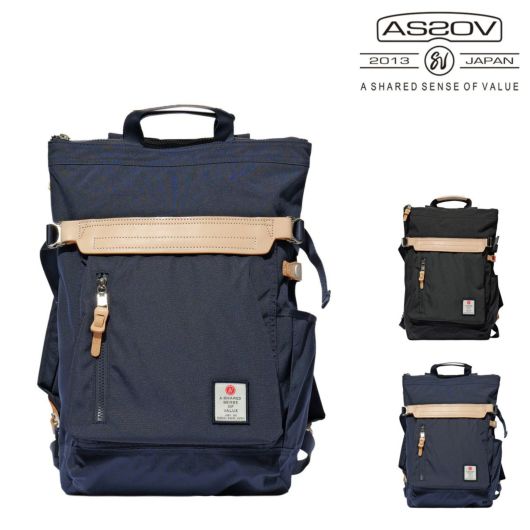 アッソブ リュック バックパック 2WAY ハイデンシティ メンズ レディース <br>152313 AS2OV HIGHDENSITY リュックサック A4 16インチ 18L
