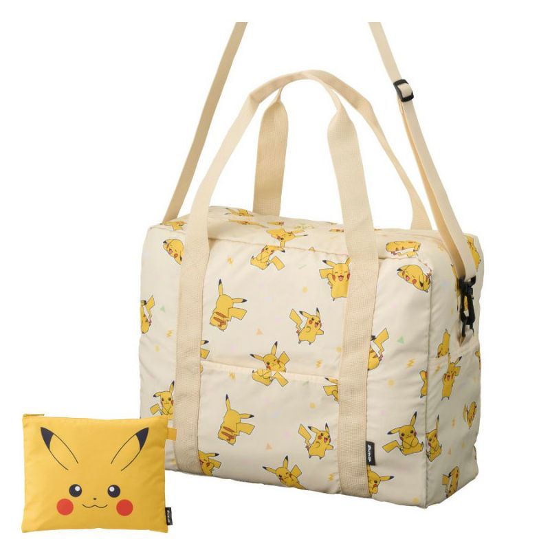 100%正規品 ポケモン ポーチにしまえるキャリー 折りたたみボストンバッグ ポケモンカードゲーム