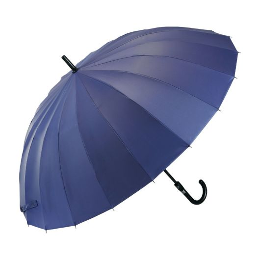 ウォーターフロント 長傘 雨傘 富山サンダー 多骨 耐風 超撥水 UVケア レディース メンズ <br>U165-0890 LESS IS MORE Waterfront｜UVカット90％ 20本骨 撥水5級 耐風15m/s 親骨受骨FRP ユニセックス