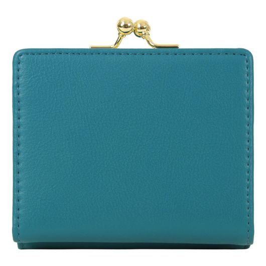ポール&ジョー　アクセソワ　がま口財布　キャットブローチ　猫　二つ折りウォレット PAUL & JOE ACCESSOIRES ポール&ジョー 財布 二つ折り財布
